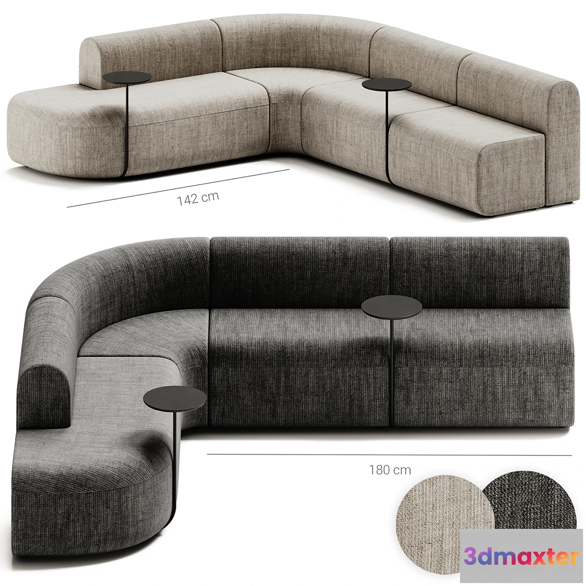 763821 - ARTIKO Sectional modular fabric sofa AT 16 by MDD - No.2
