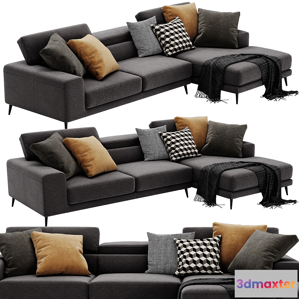 782612 - Ditre Italia Anderson Chaise Lounge - No.2