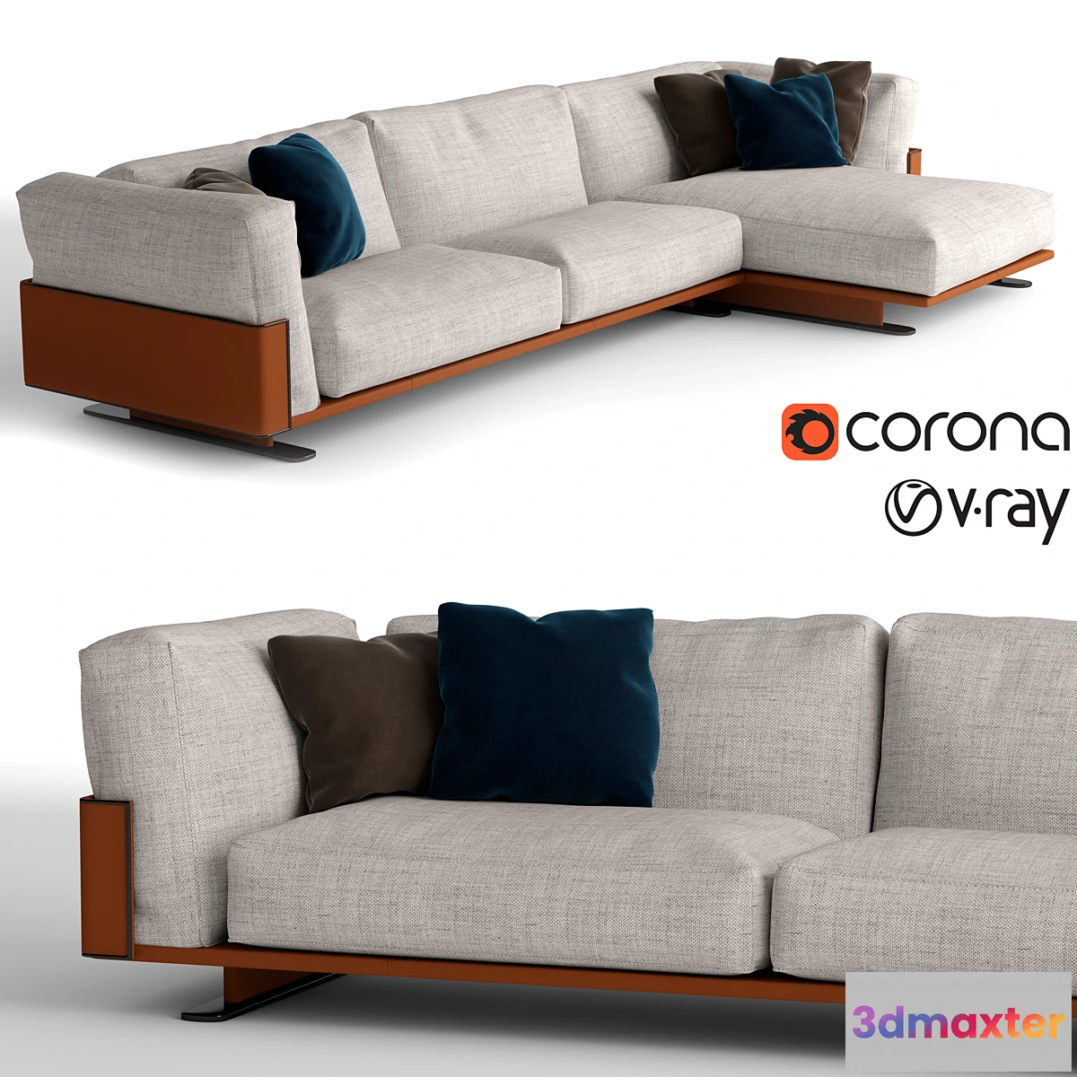 782748 - Longhi Ritual chaise lounge sofa