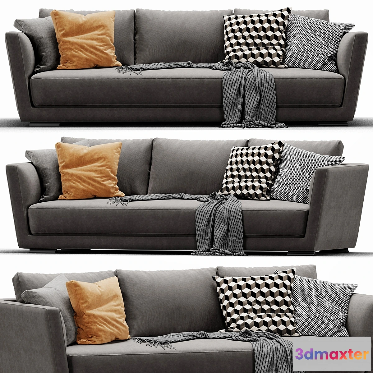 782764 - Verzelloni Lyndon 3 Seater