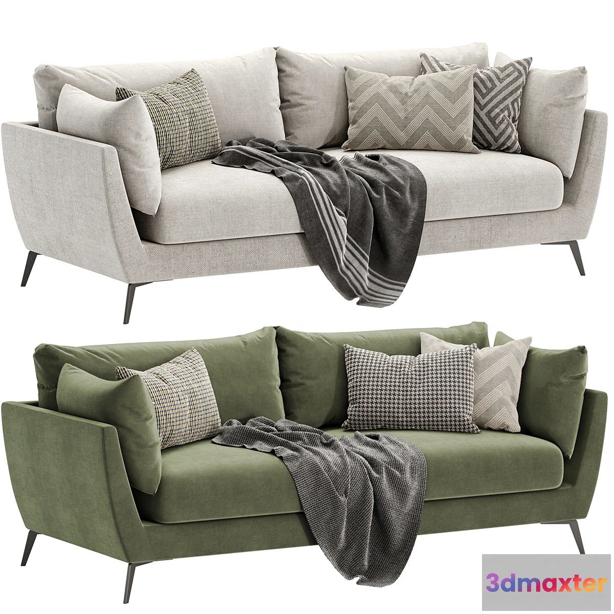 782876 - skyler 3 seater fabric sofa - No.2