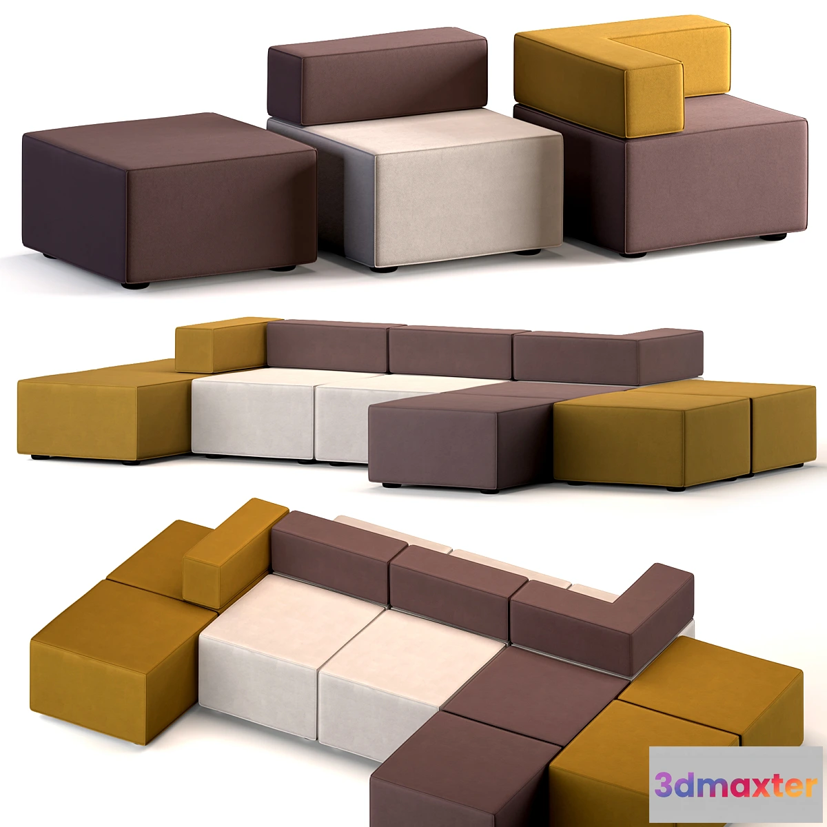 782916 - Modular sofa upholstered furniture - No.2