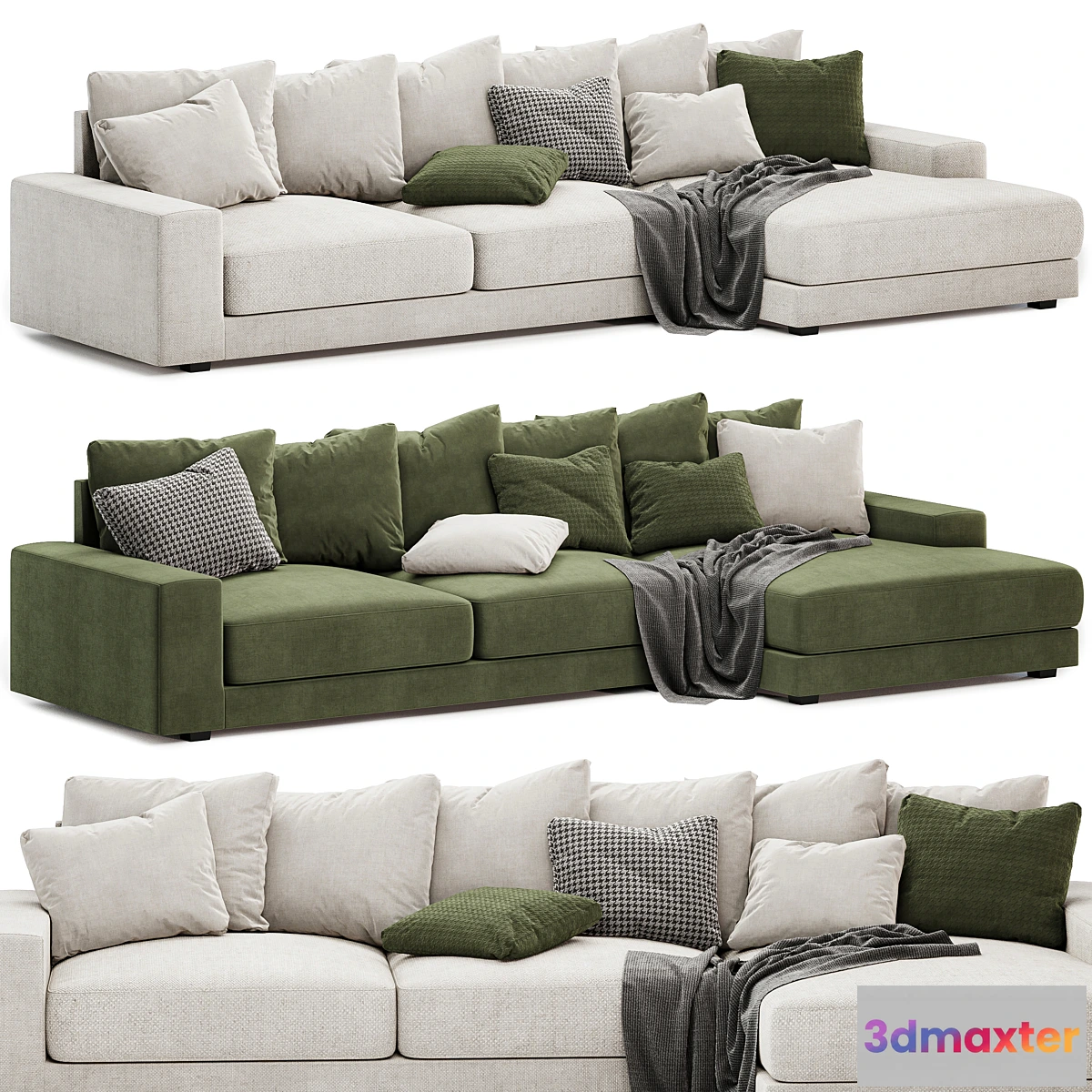 782938 - Kai 3seat chaise lounge