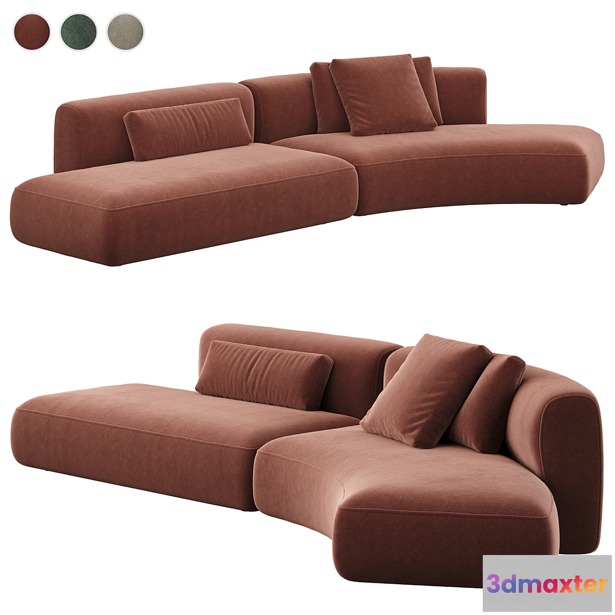 782992 - MDF ITALIA Cozy Curve Sofa - No.3
