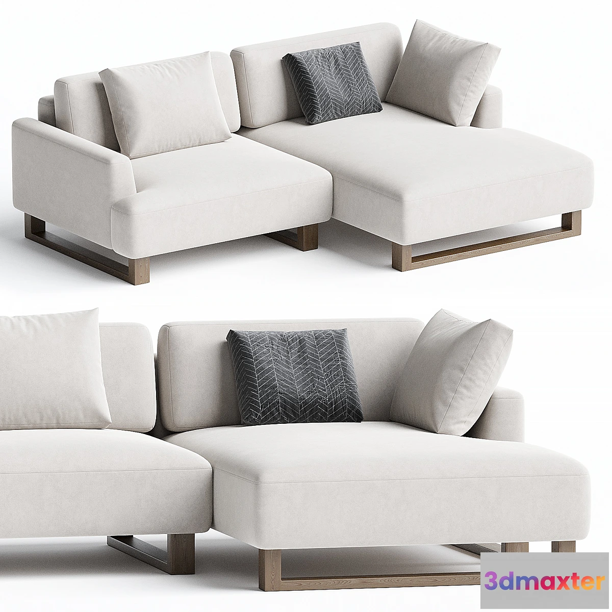 783148 - Onte Corner sofa Bucle White - No.2