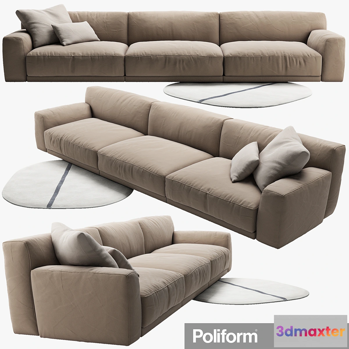 789642 - Poliform Paris Seoul sofa_3 - No.3