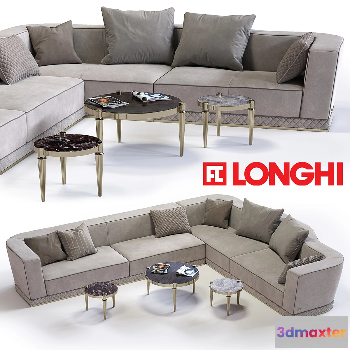 789742 - Fratelli Longhi WELLES  Corner sofa