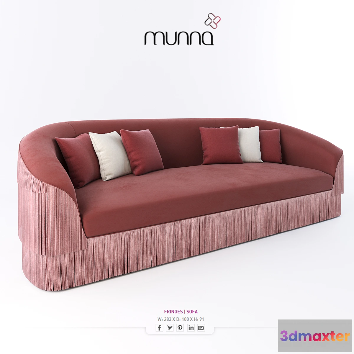 790090 - Munna Fringes Sofa - No.3
