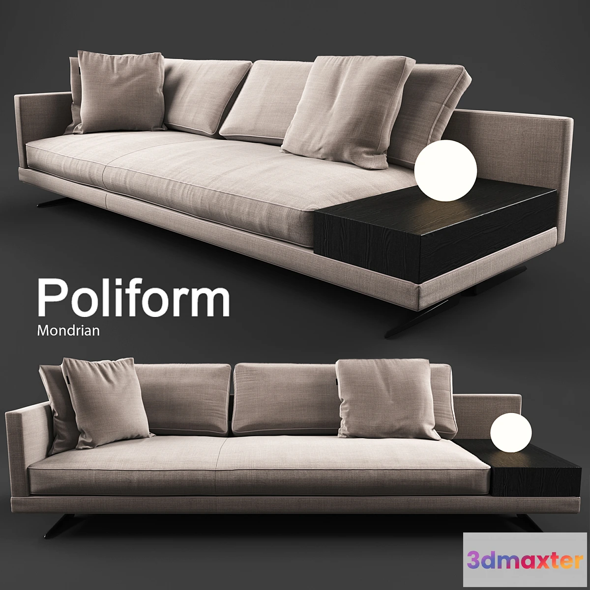 790242 - Poliform Mondrian Sofa - No.6