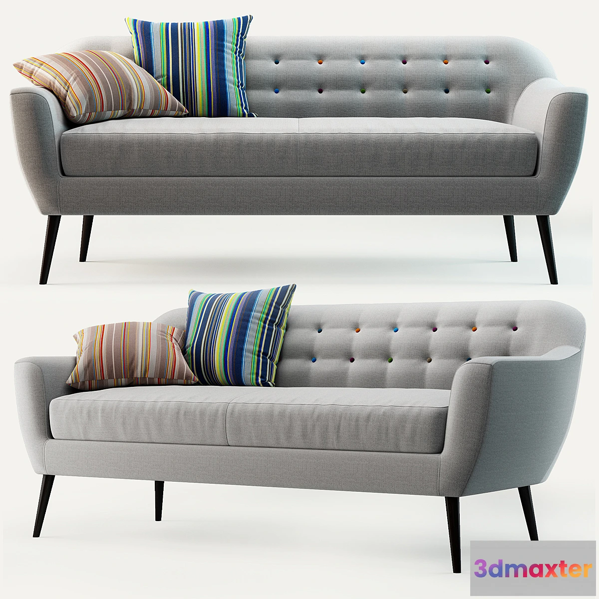 790264 - MADE Ritchie 3 Seater Sofa - No.2