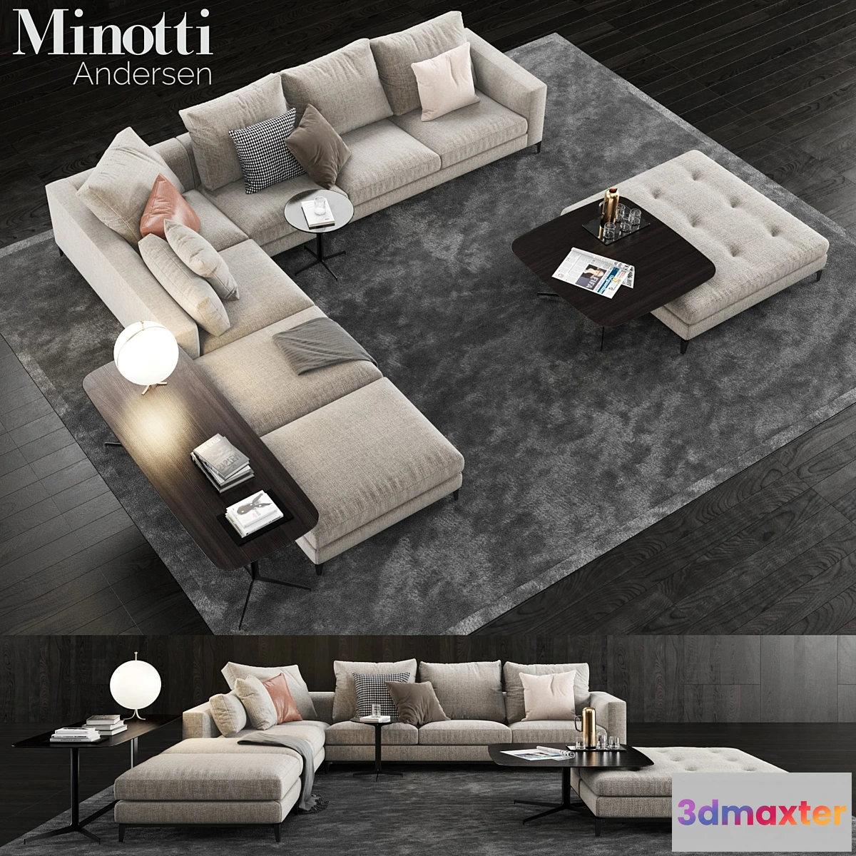 790268 - Minotti Andersen Sofa - No.11