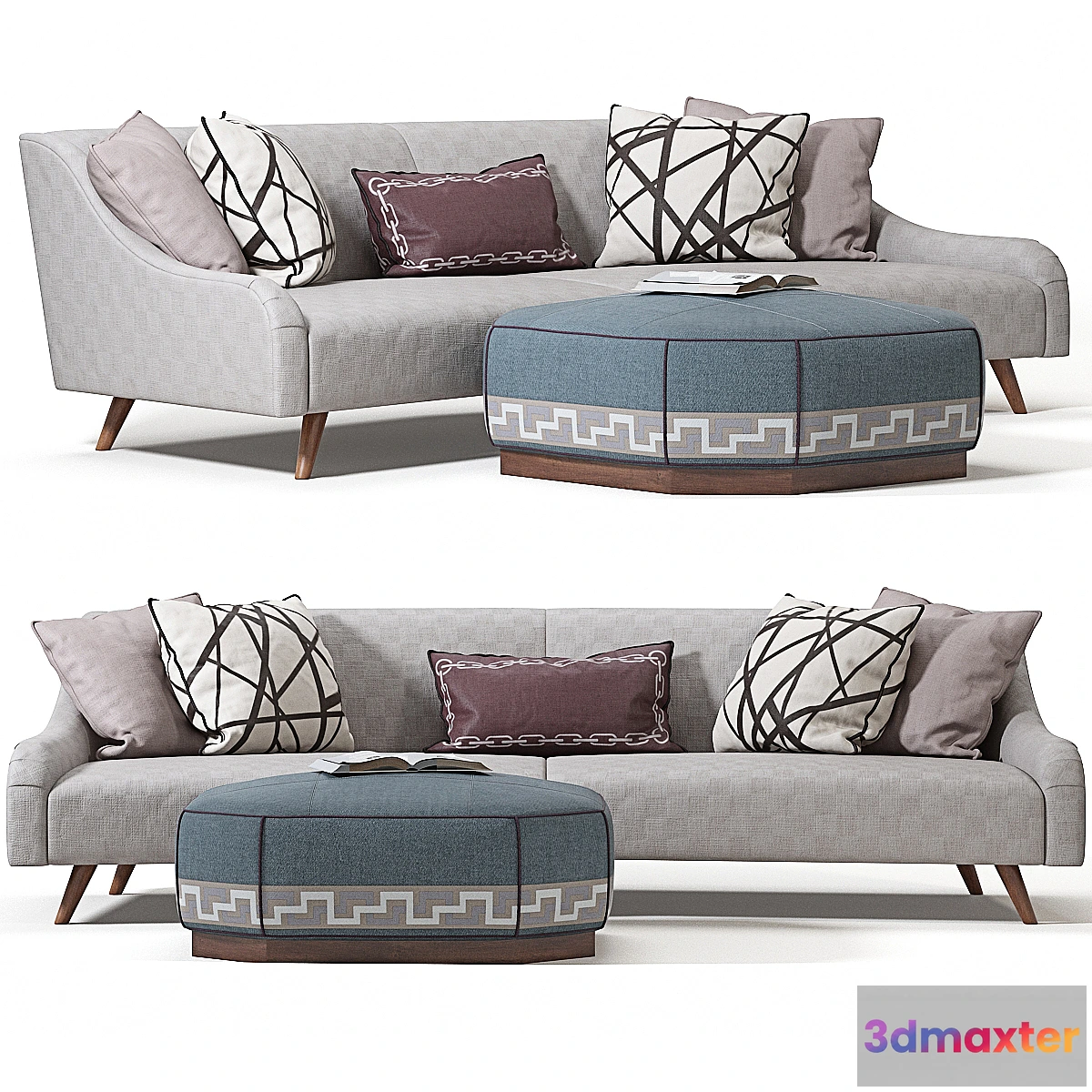 790274 - Jay Jeffers Custom Curved Sofa - No.2