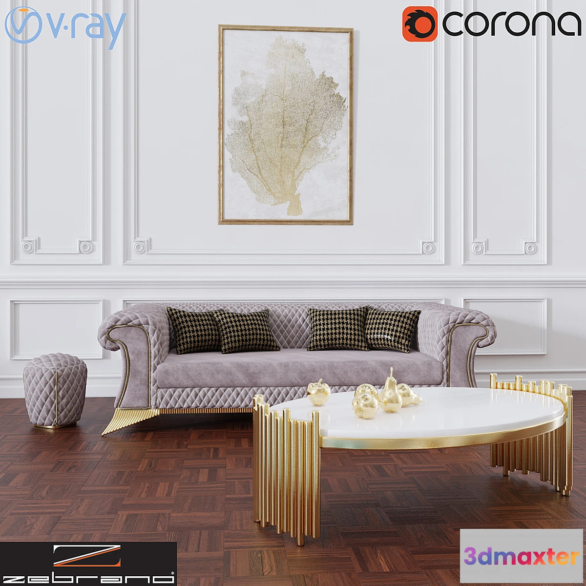 790324 - Zebrano Casa DAIMON Sofa - No.2