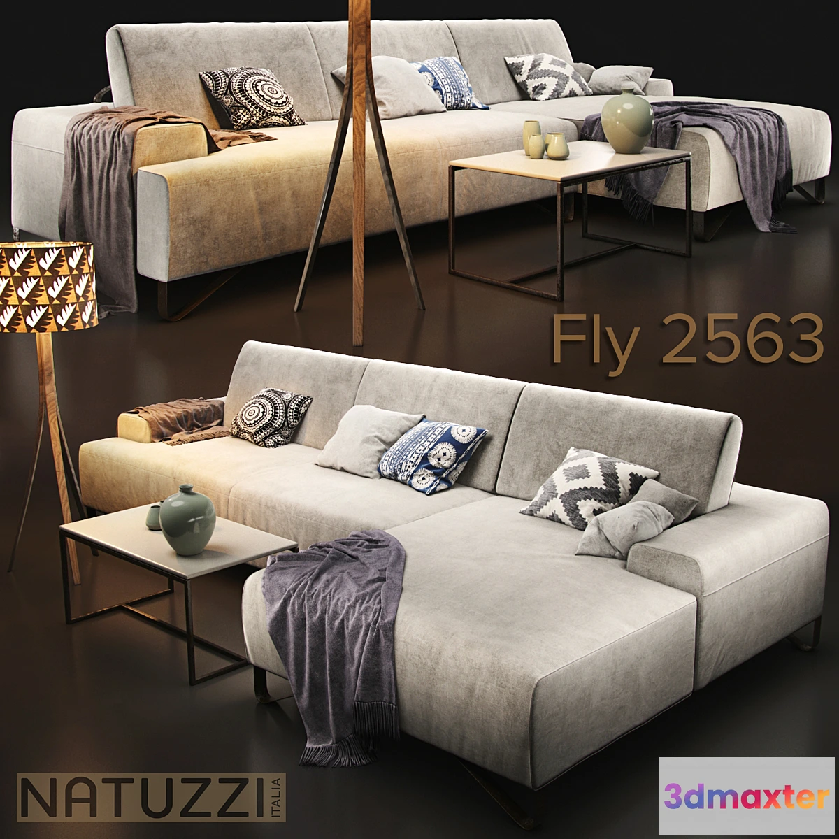 790448 - Sofa natuzzi Fly 2563 - No.3