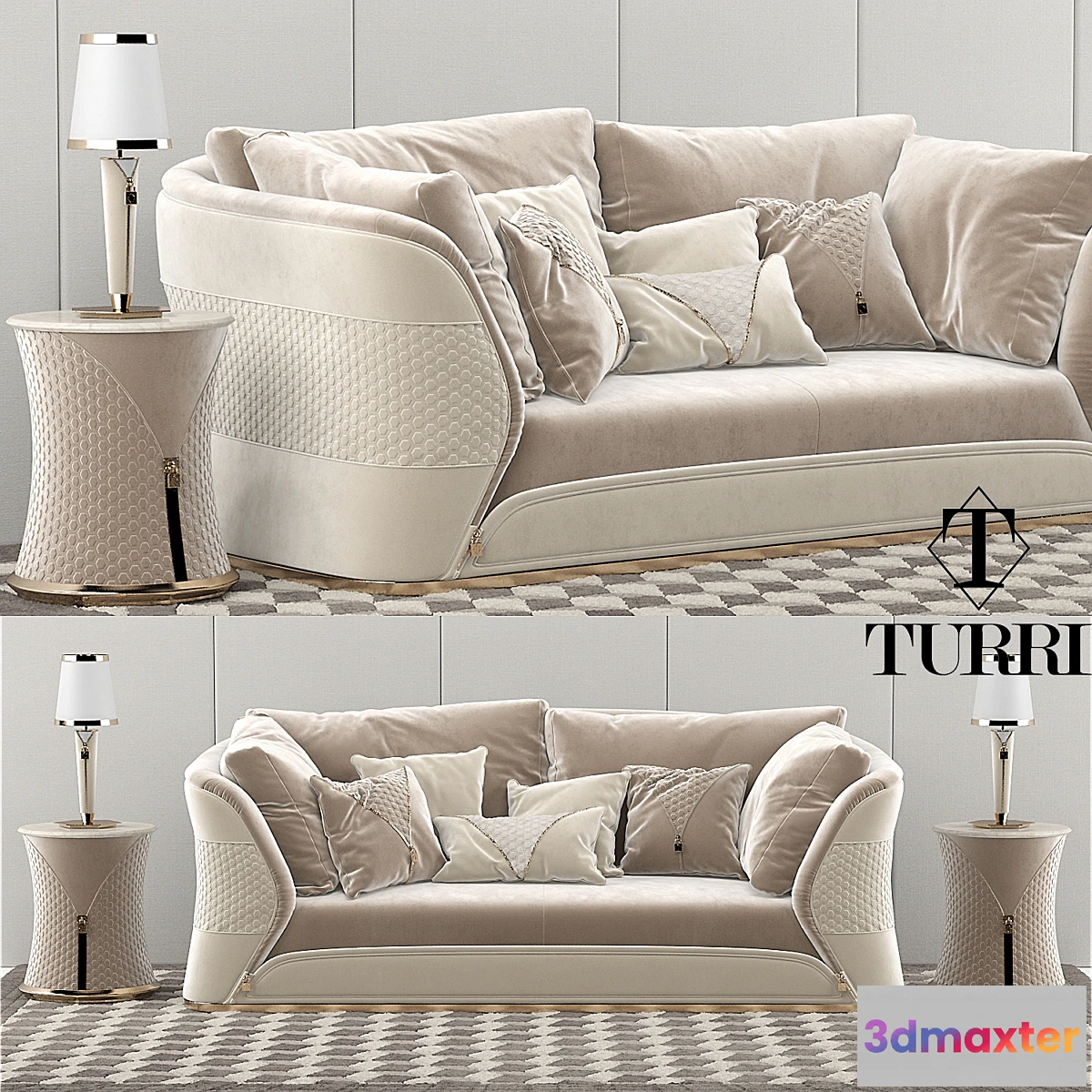 790506 - Turri Vogue sofa set - No.3