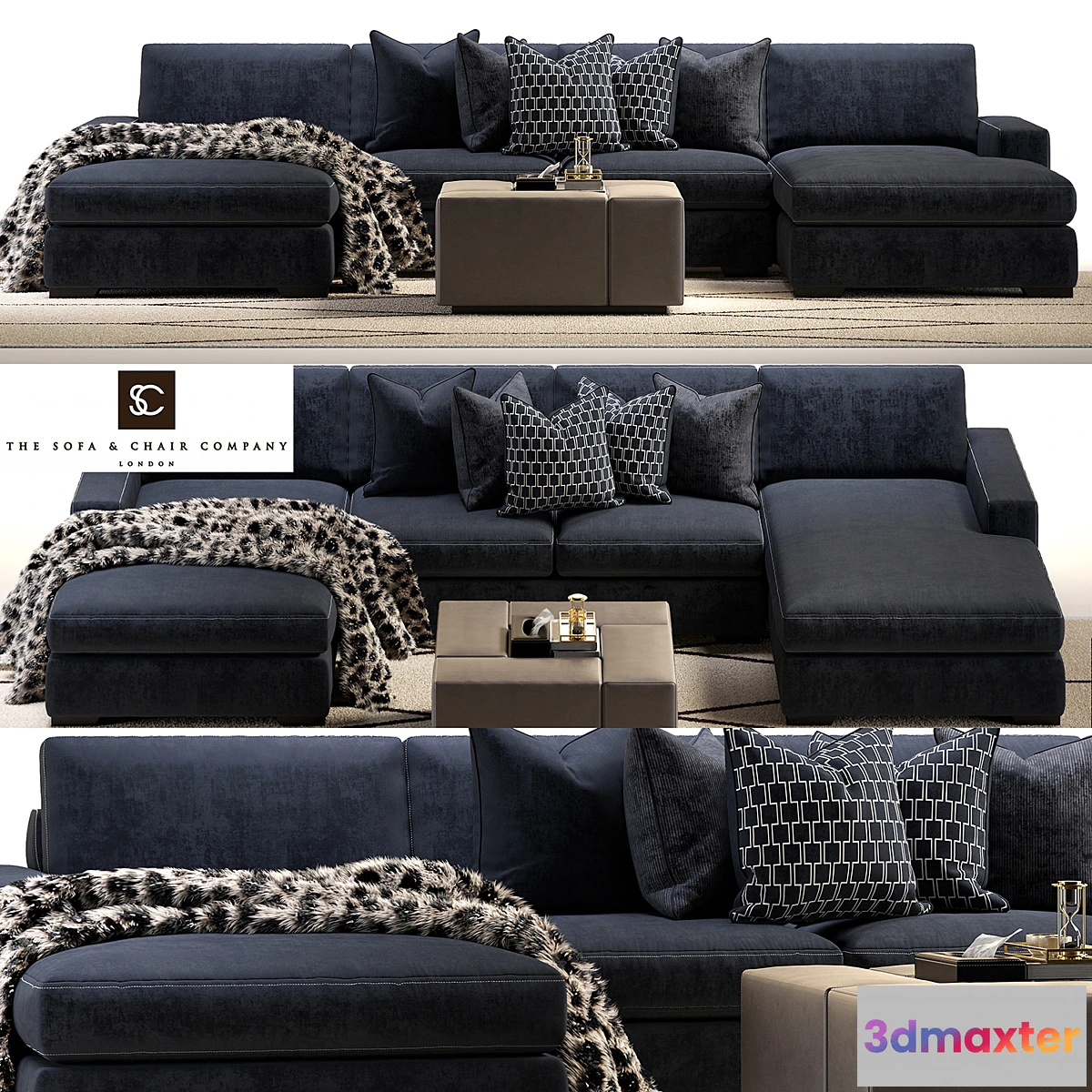 790530 - Brancusi corner sofa and Matisse ottoman - No.3