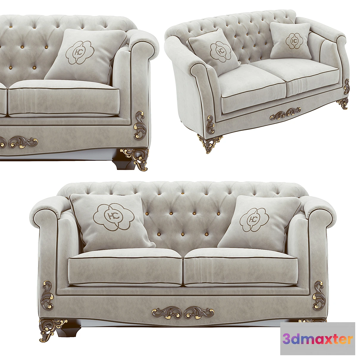 813148 - Classic double sofa Carpanese