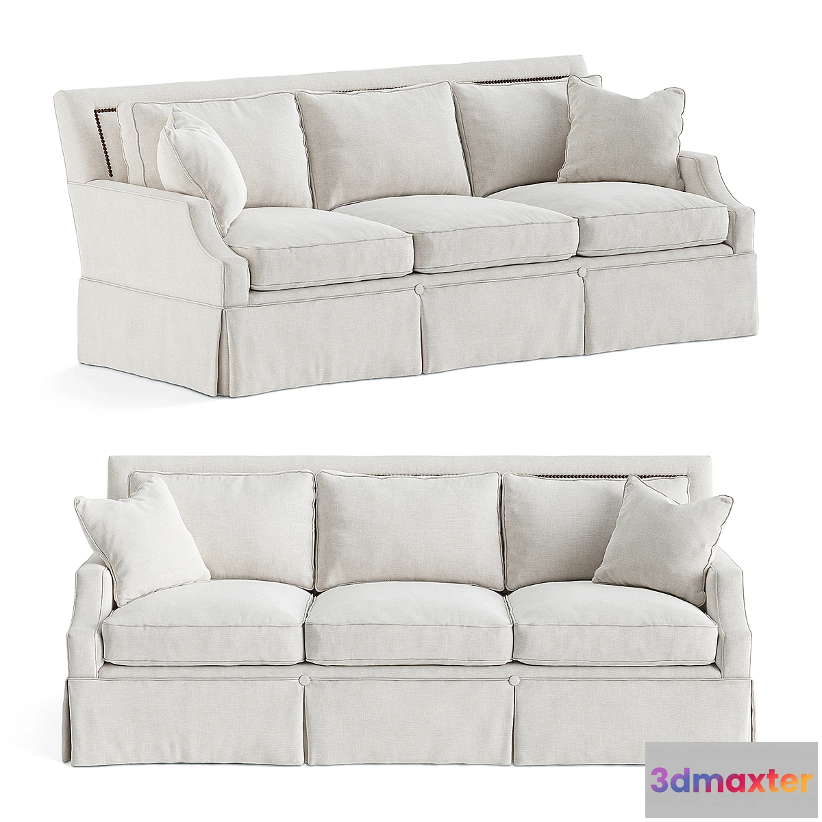 813180 - Paige Kick Pleat Sofa - No.2