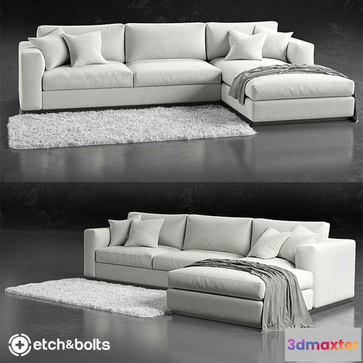 818302 - Etch&Bolts Eudora L-Shaped Sofa - No.4
