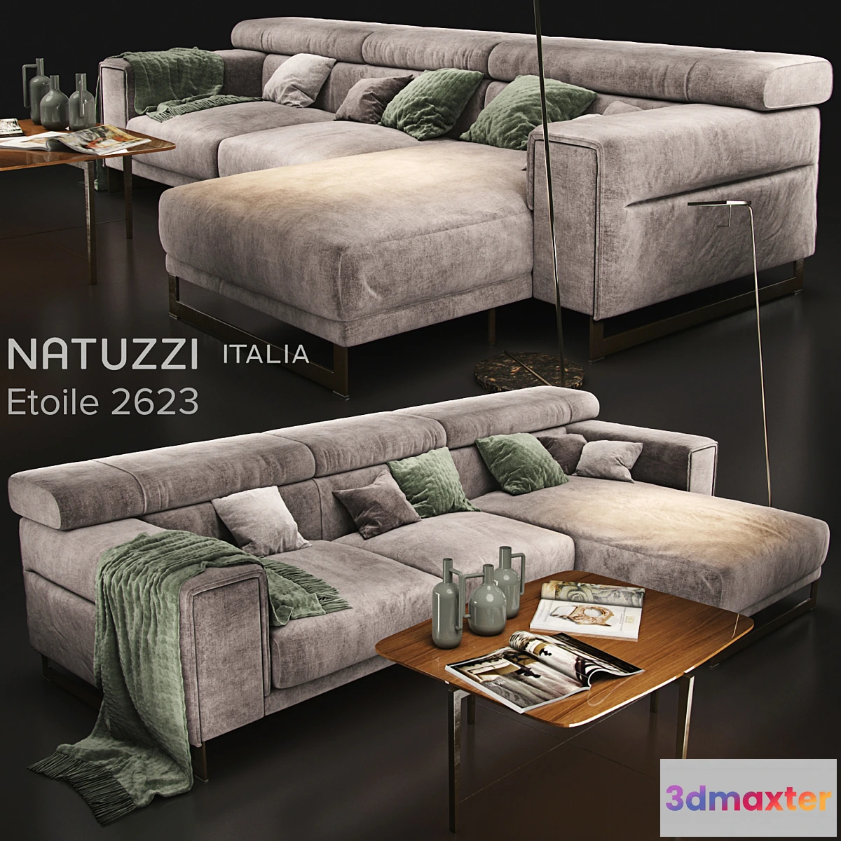 818328 - Sofa natuzzi Etoile 2623 - No.2