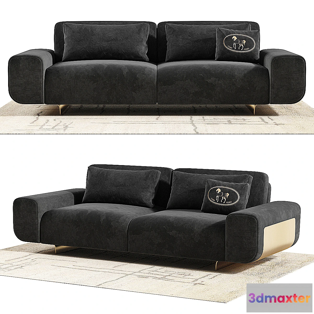 818450 - Fendi Casa Camelot Sofa