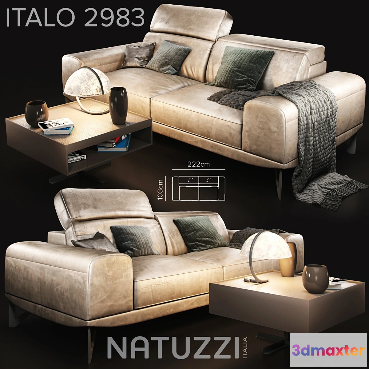 818508 - Sofa Natuzzi Italo part
