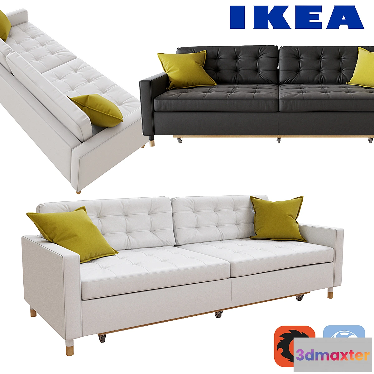 818538 - SOFA-BED IKEA OF LANDSCRUNE