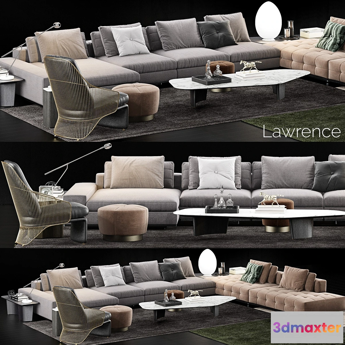818640 - Minotti Lawrence Sofa - No.12