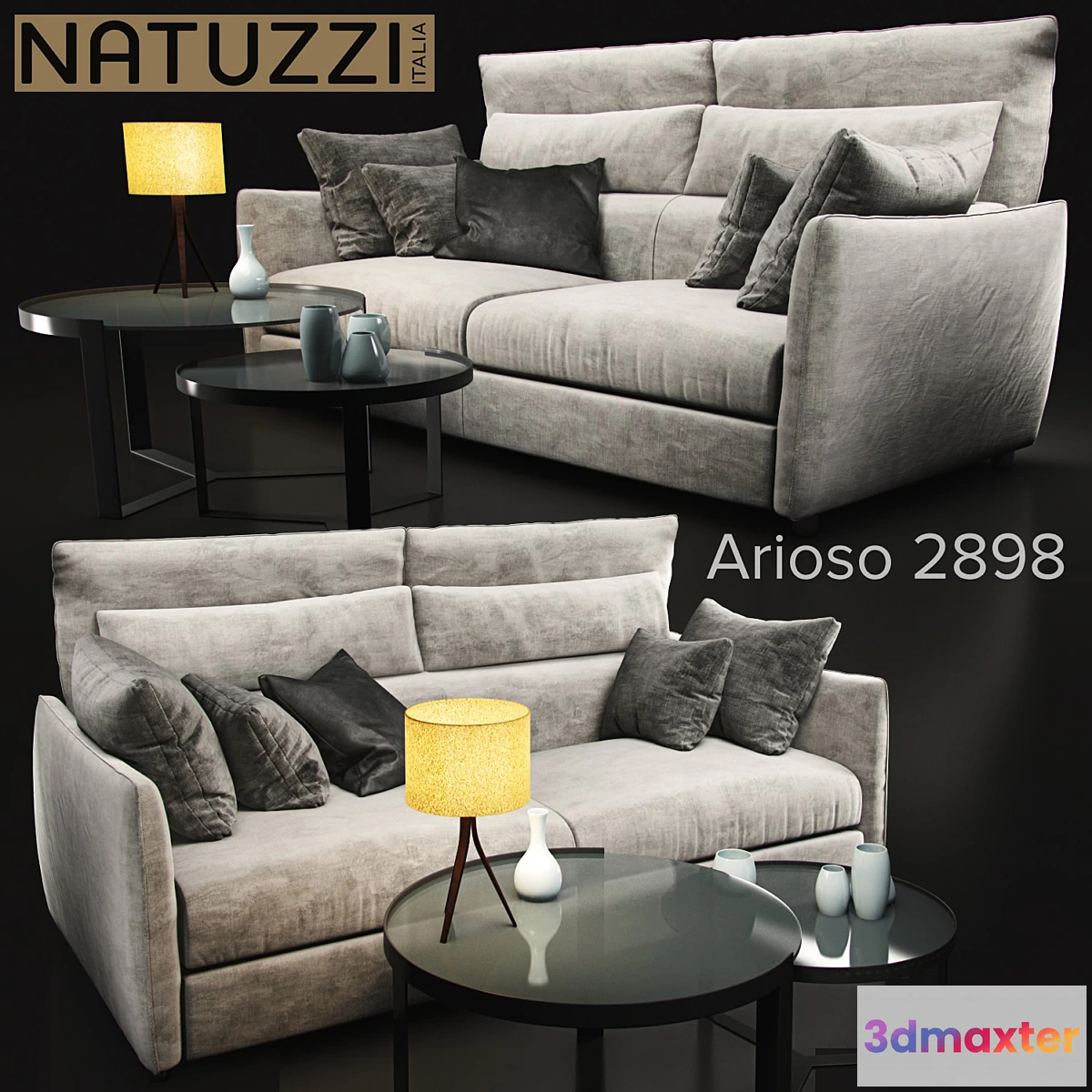821818 - Sofa Natuzzi Arioso 2898