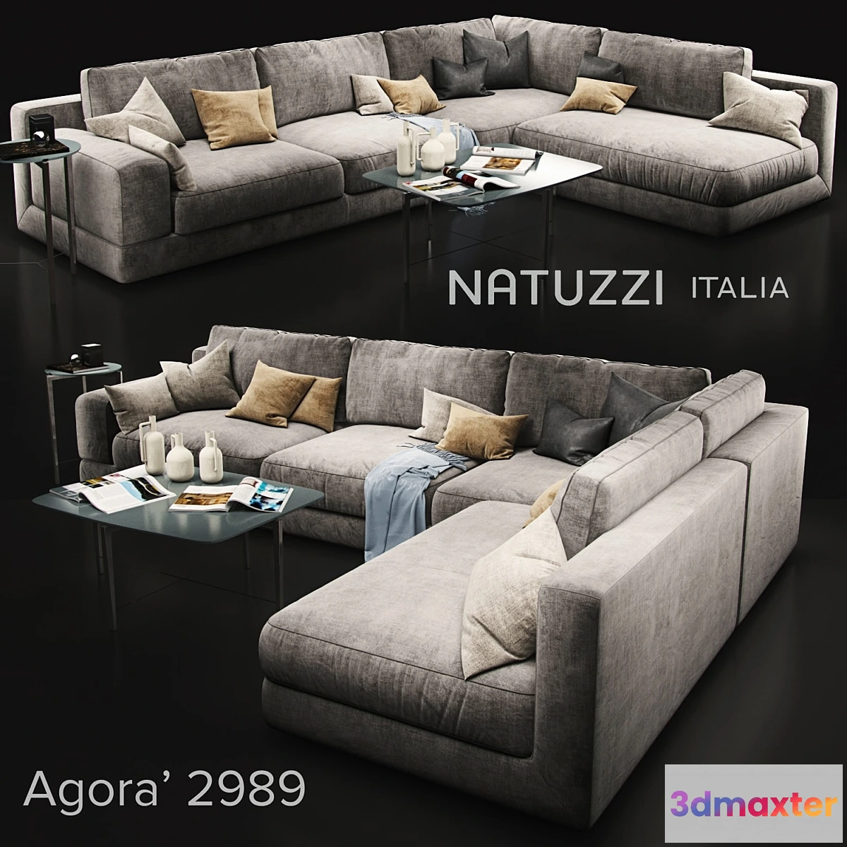 821854 - Sofa Natuzzi Agora2989