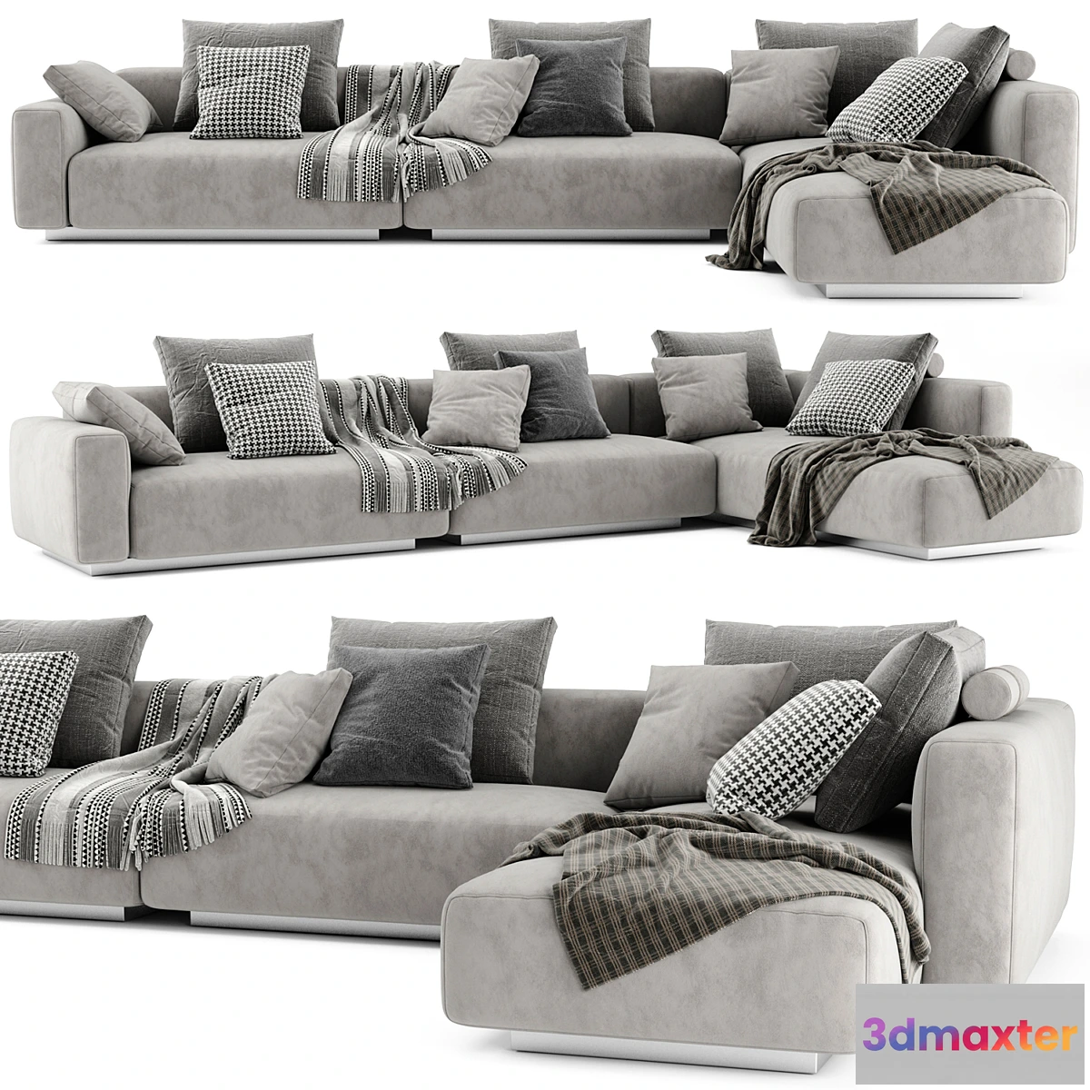 835782 - Flexform Lario Chaise Longue Sofa - No.3