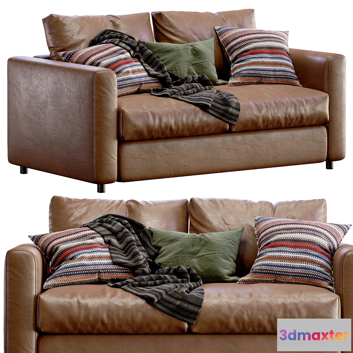 835786 - Leather sofa Ikea Vimle - No.3