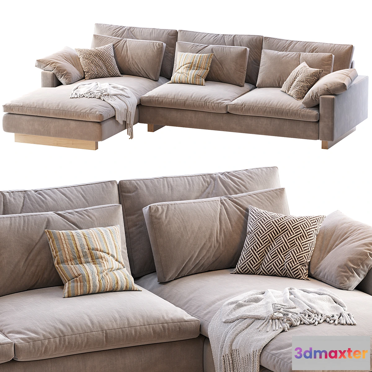 860771 - Harmony 2-piece chaise sectional - No.4