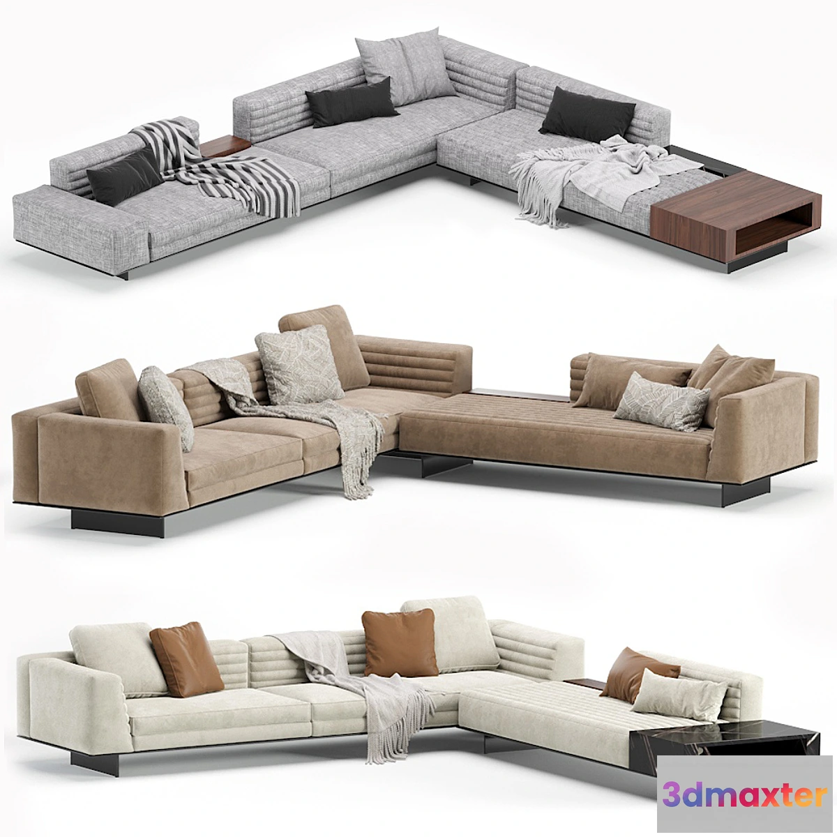 861207 - Minotti roger modular sofa - No.5