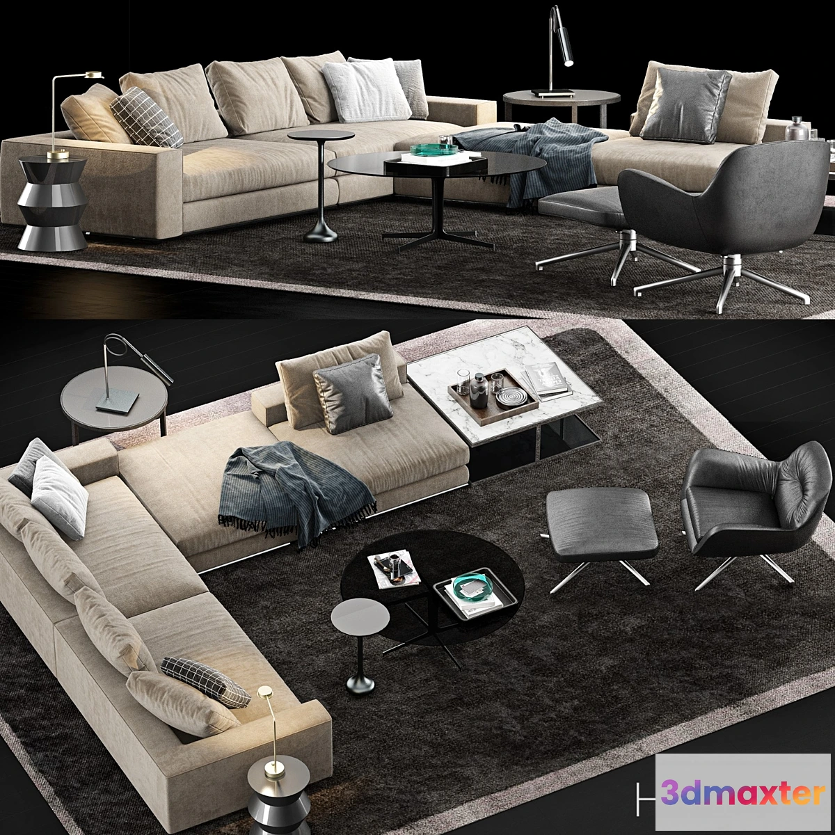 861329 - Minotti Hamilton Sofa - No.18