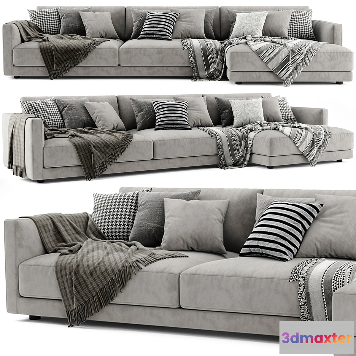 861781 - Poliform Bristol Chaise Longue Sofa 2 - No.4
