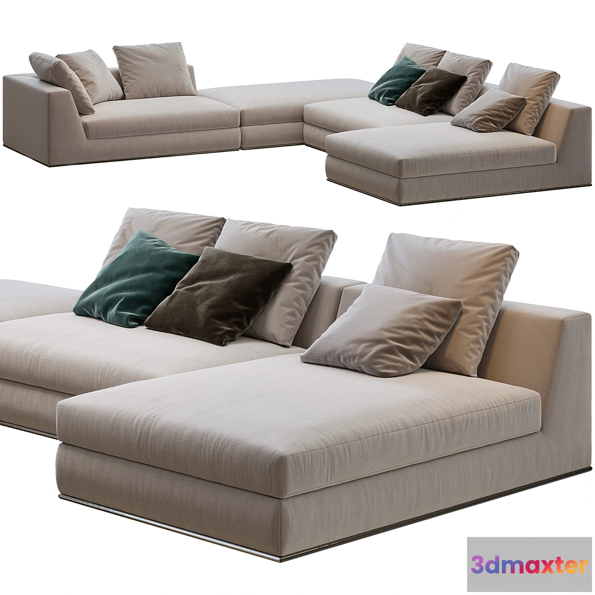 861859 - Minotti Hamilton Modulo Sofa - No.4