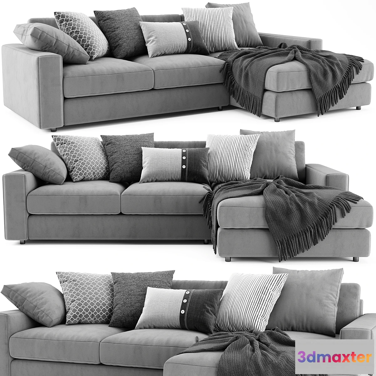 861933 - West Elm Urban Chaise Longue - No.4