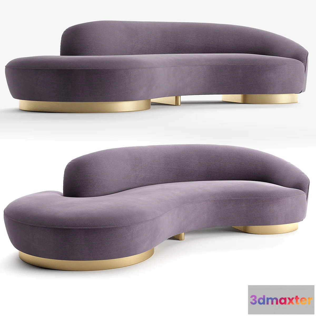 861955 - Serpentine Sofa with Arm - No.4