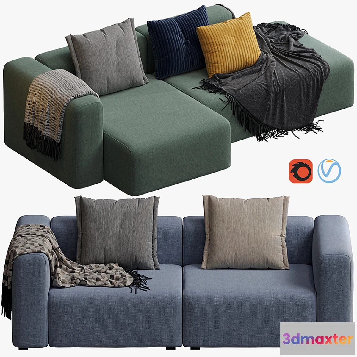 861975 - Hay Mags 2.5 Seater Combination 1 - No.4