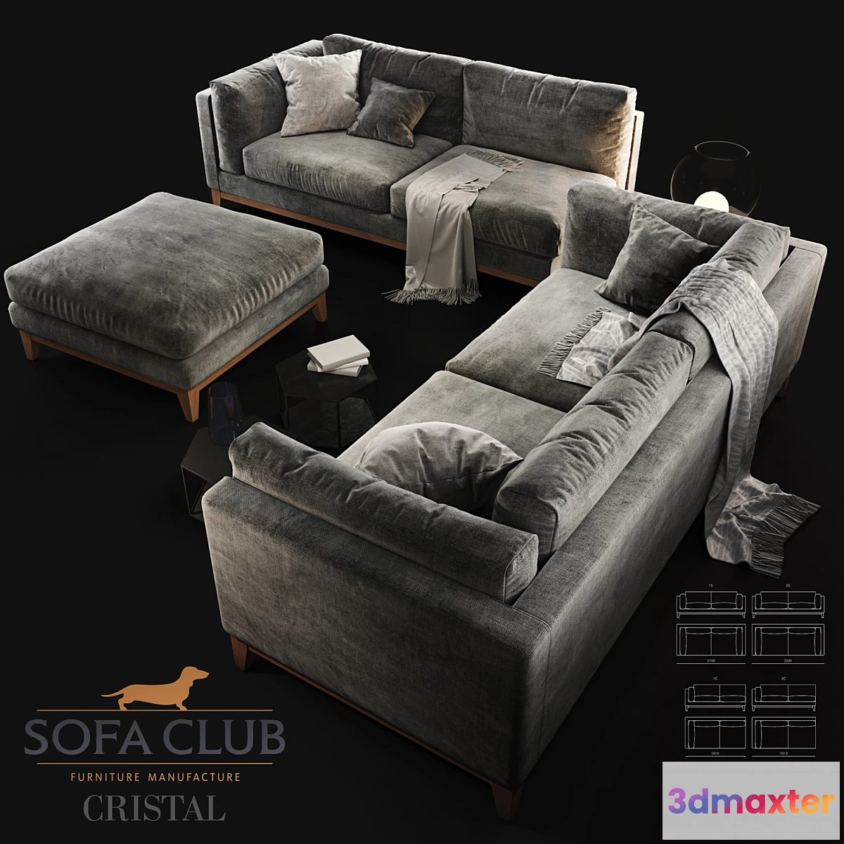 894698 - Sofa Cristal Sofa Club - No.2