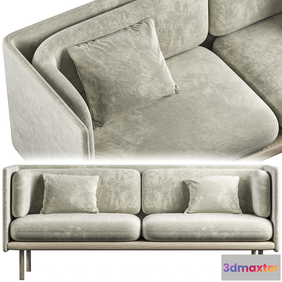 894728 - Beige pauline sofa - No.2