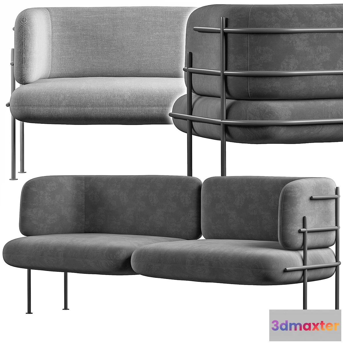 894760 - Wire Minimal Sofa - No.2