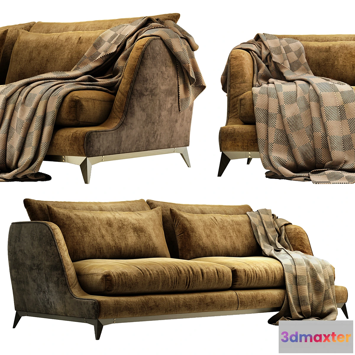 894858 - Sofa Black Tie Brando 260 - No.2