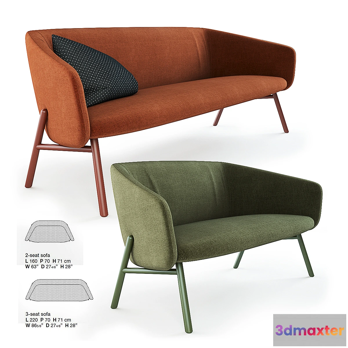 894890 - Kristalia Tuile sofa - No.2