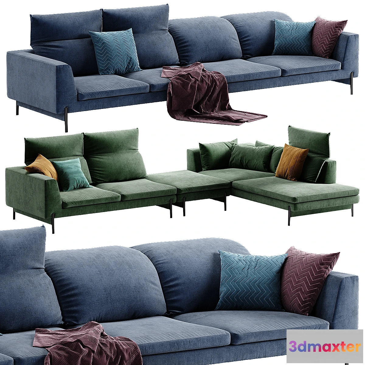 895110 - Ditre italia Kim High sectional sofa - No.2