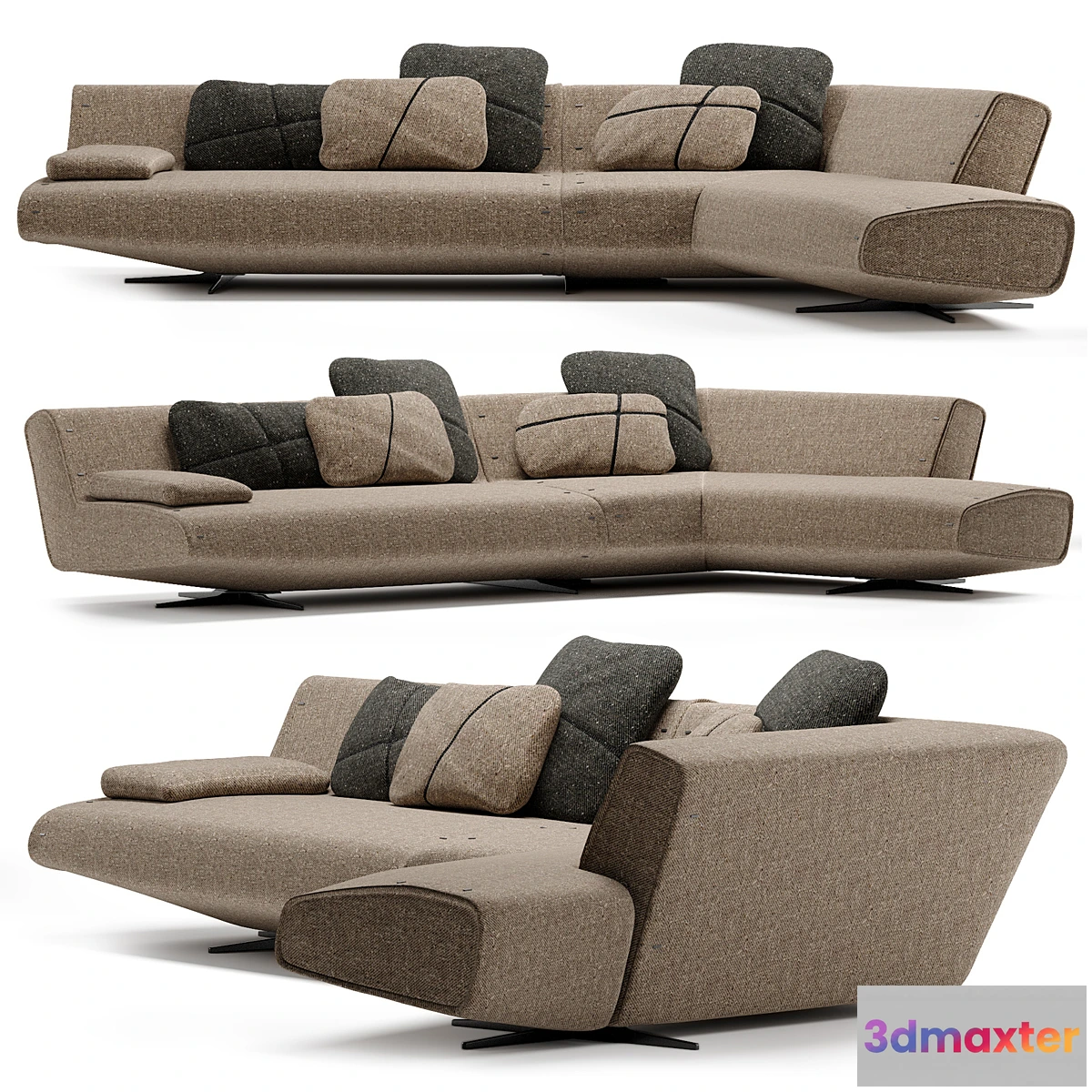 895200 - Poliform-sofa-SYDNEY-SYTS140_SYLD190 - No.2