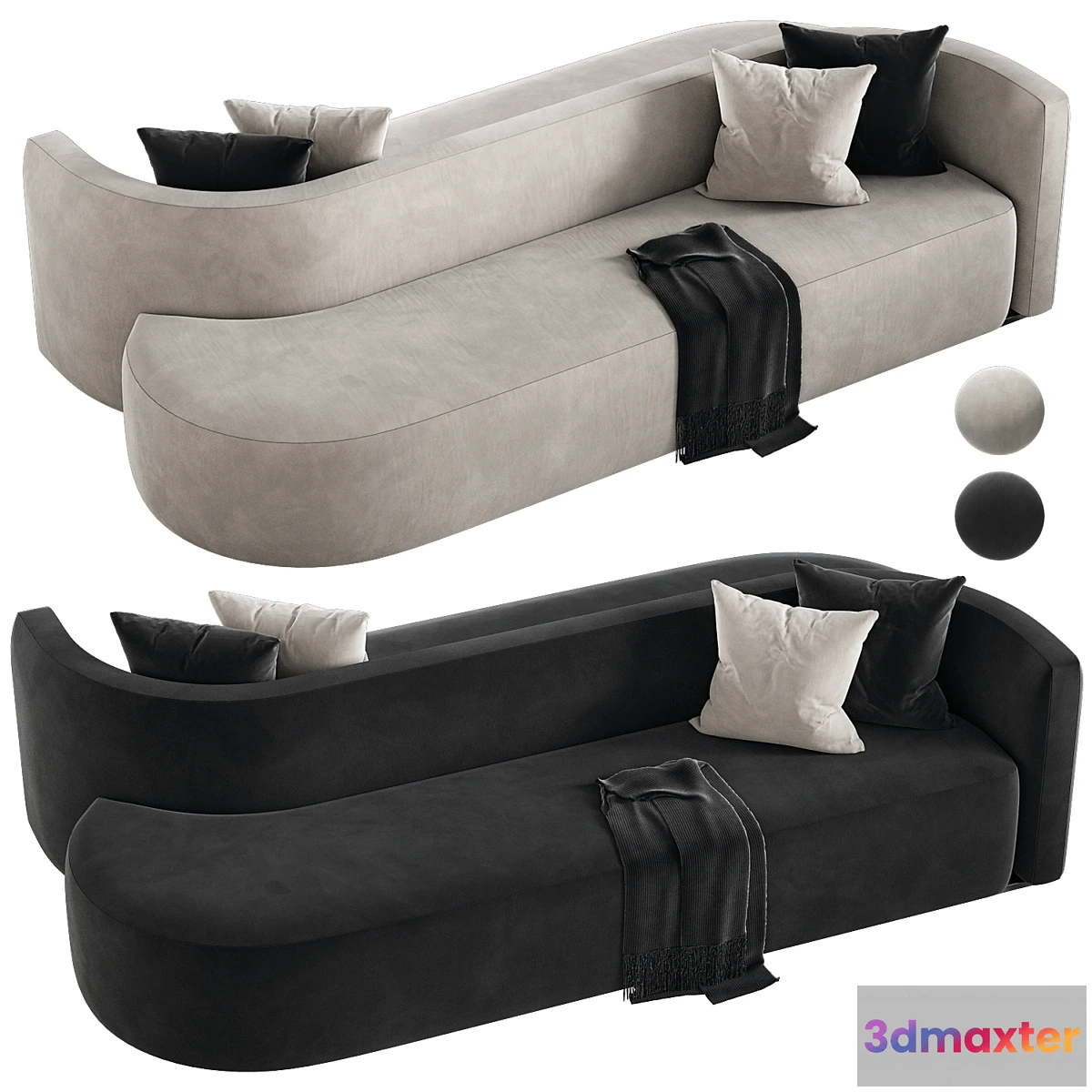 895266 - Radius Chaise Sofa - No.2