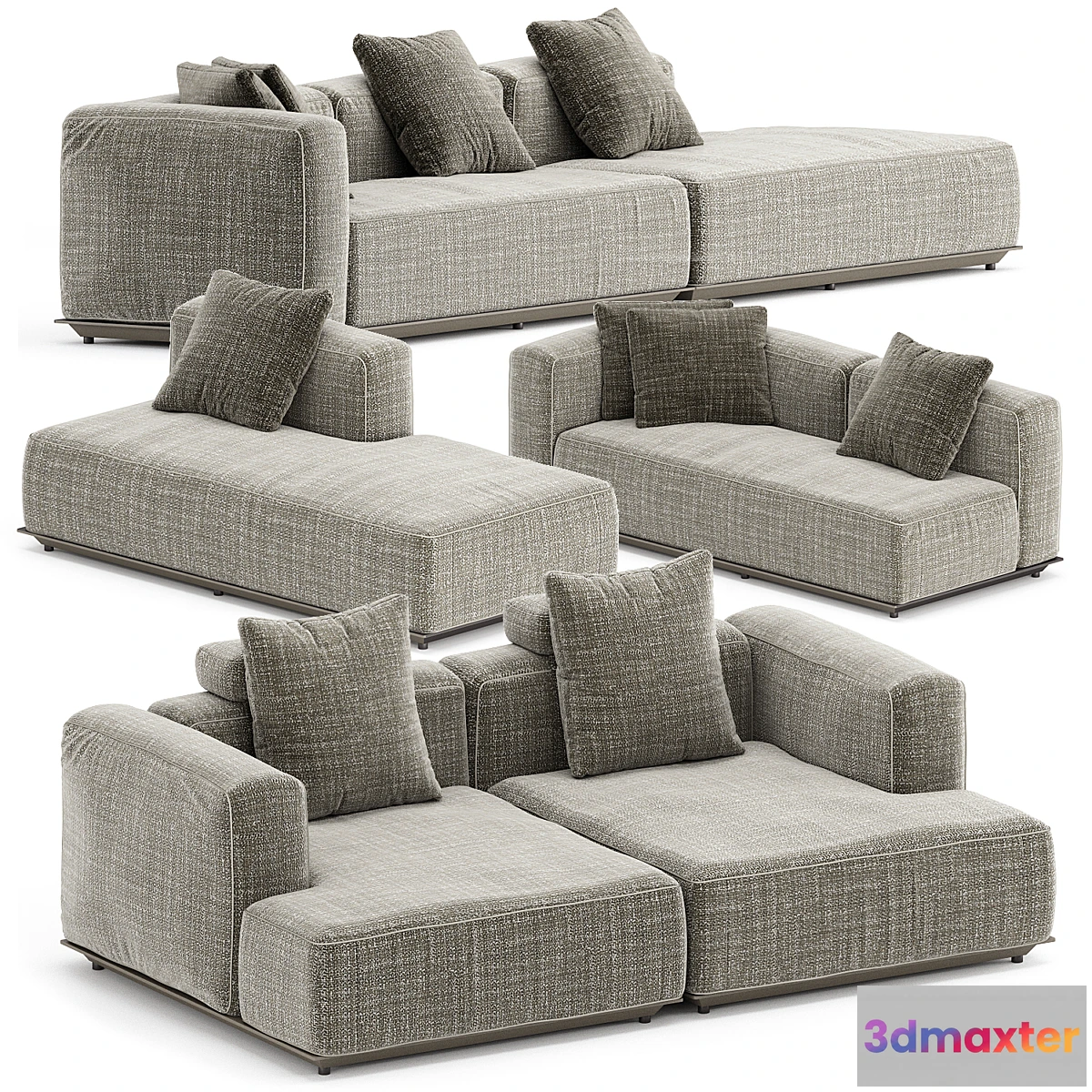 895458 - HYBRID OUTDOOR SOFA SET3 by B&B ITALIA - No.2