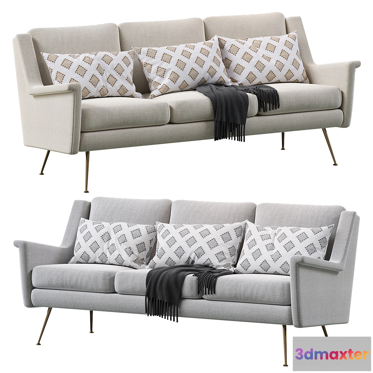 895532 - Carlo Mid-Century Sofa (77.5 “) - No.5